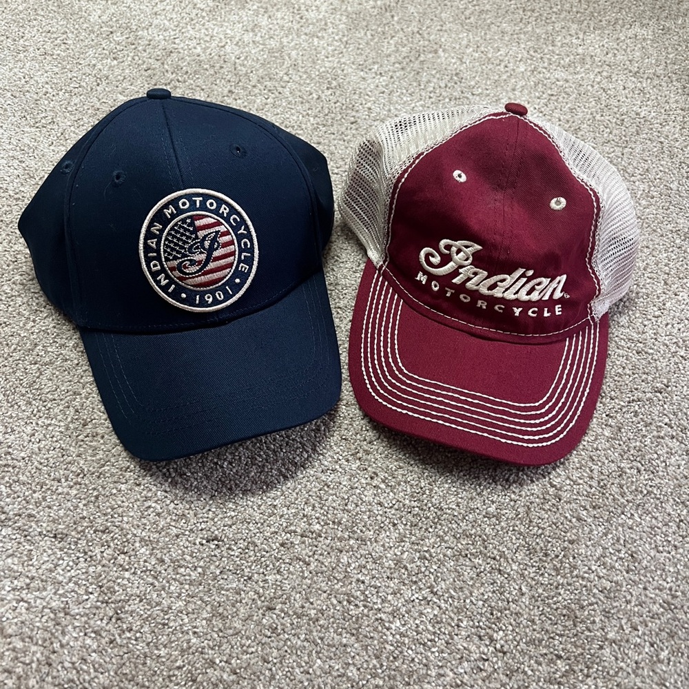 Indian Motorcycle Baseball Hat Set